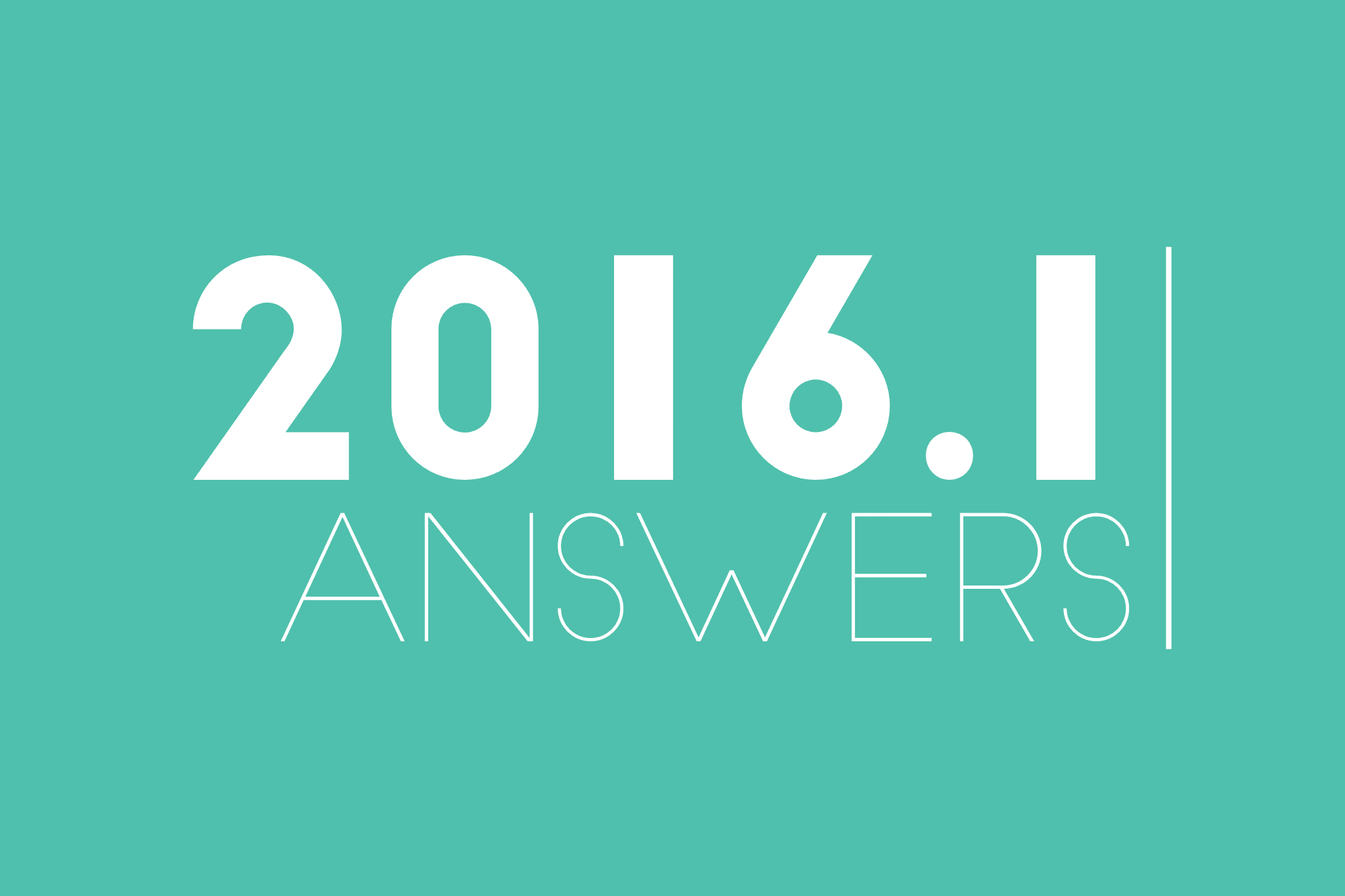 RACGP KFP 2016.1 – Answers